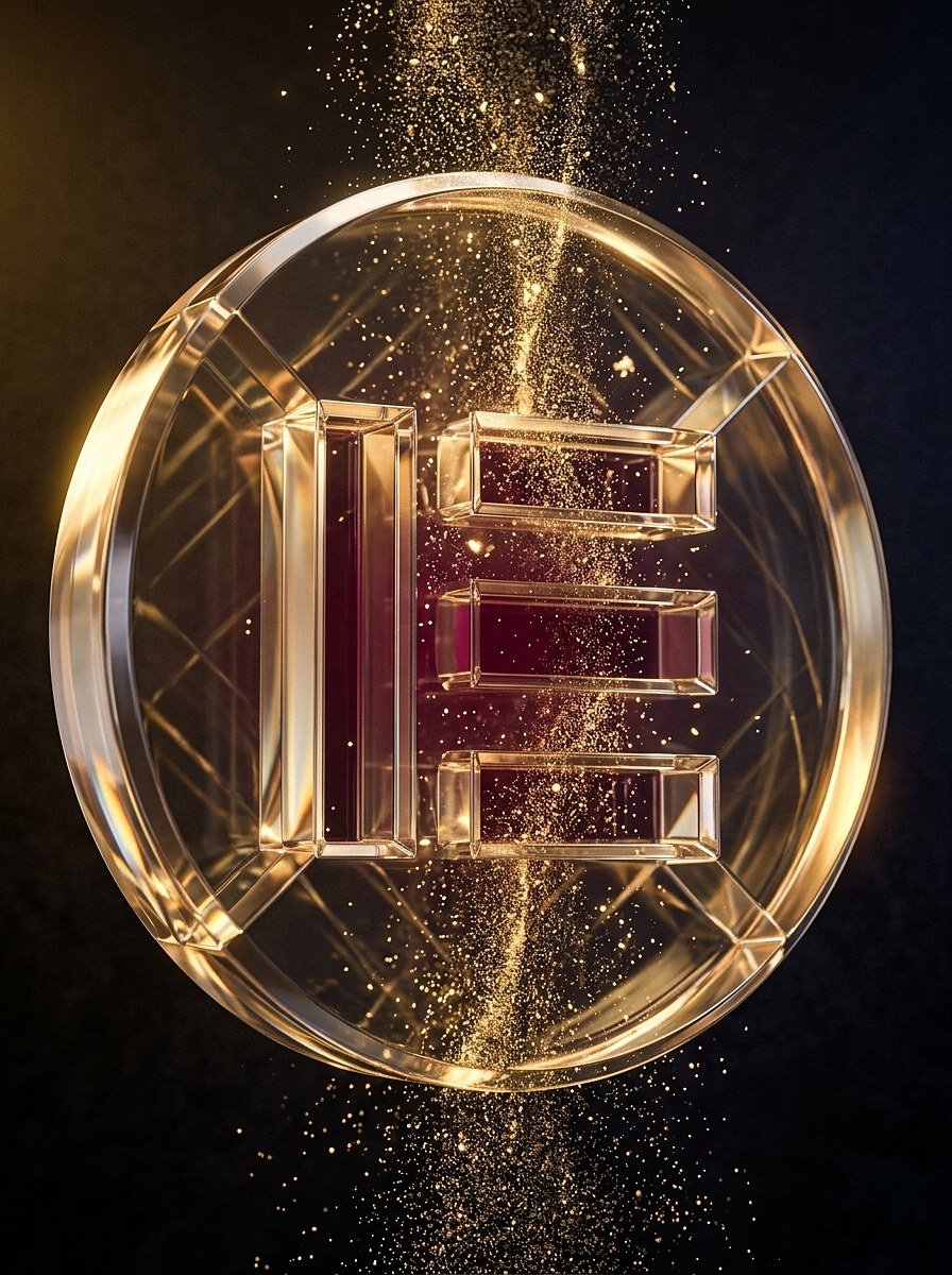 Ícone de funil digital dourado representando uma presell no Elementor