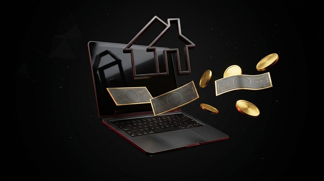 Cadeira de escritório vazia, símbolo da troca do emprego de vendas pela profissão de afiliado digital